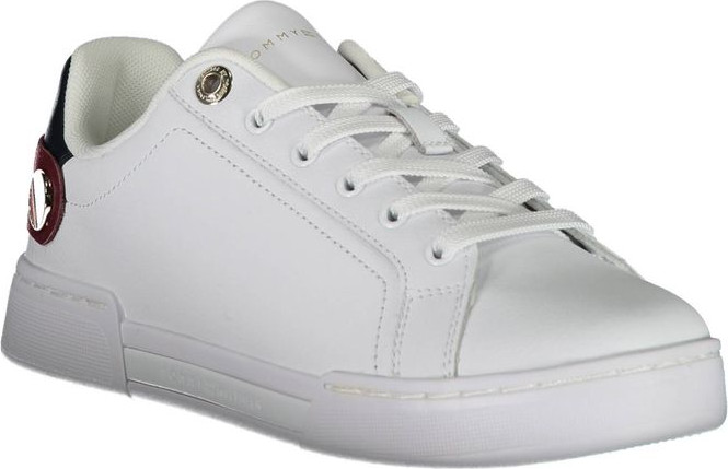 White Polyethylene Women Sneaker Tommy Hilfiger