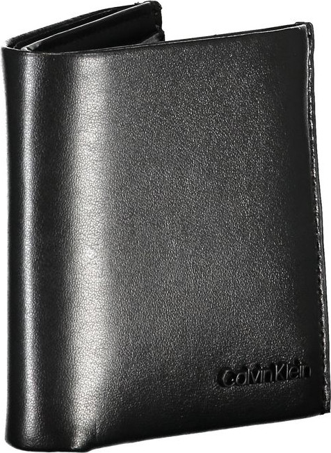 Кошелек Calvin Klein Sleek Black Leather RFID