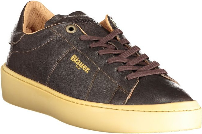 Мужские кроссовки Blauer из коричневой кожи