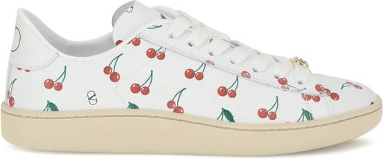 White Calf Leather Sneakers Valentino Garavani
