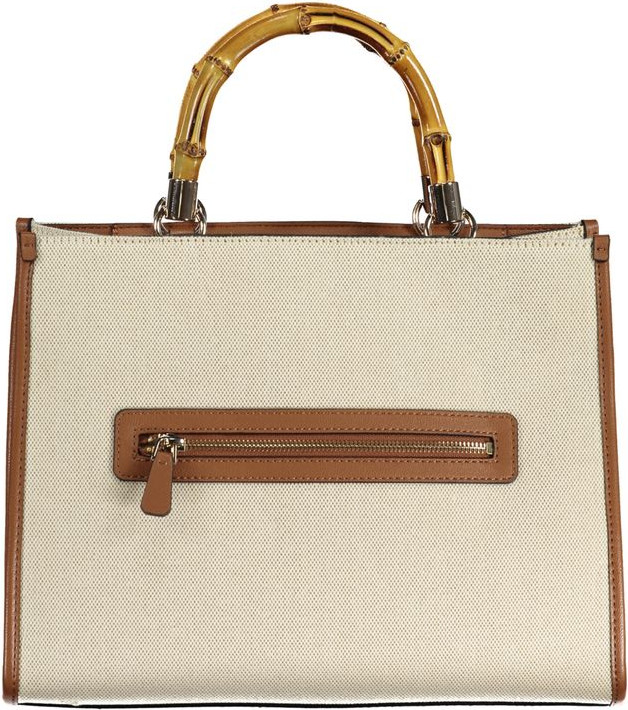 Handbag Guess Shoes Beige Cotton
