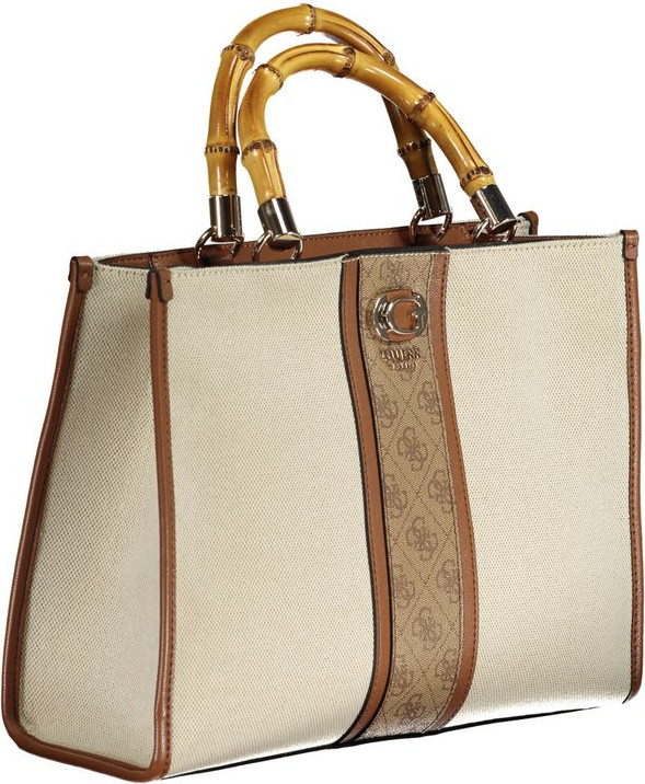 Handbag Guess Shoes Beige Cotton
