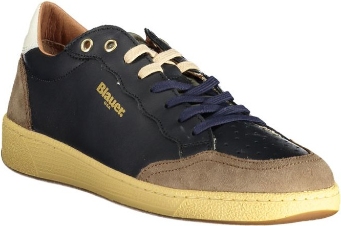 Brown Polyester Sneaker Blauer