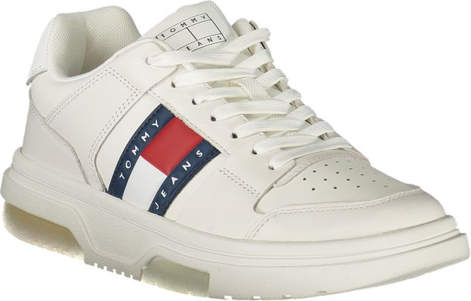 Белые кожаные женские кроссовки Tommy Hilfiger