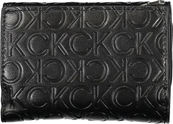 Кошелек Calvin Klein Sleek Black с двумя отделениями