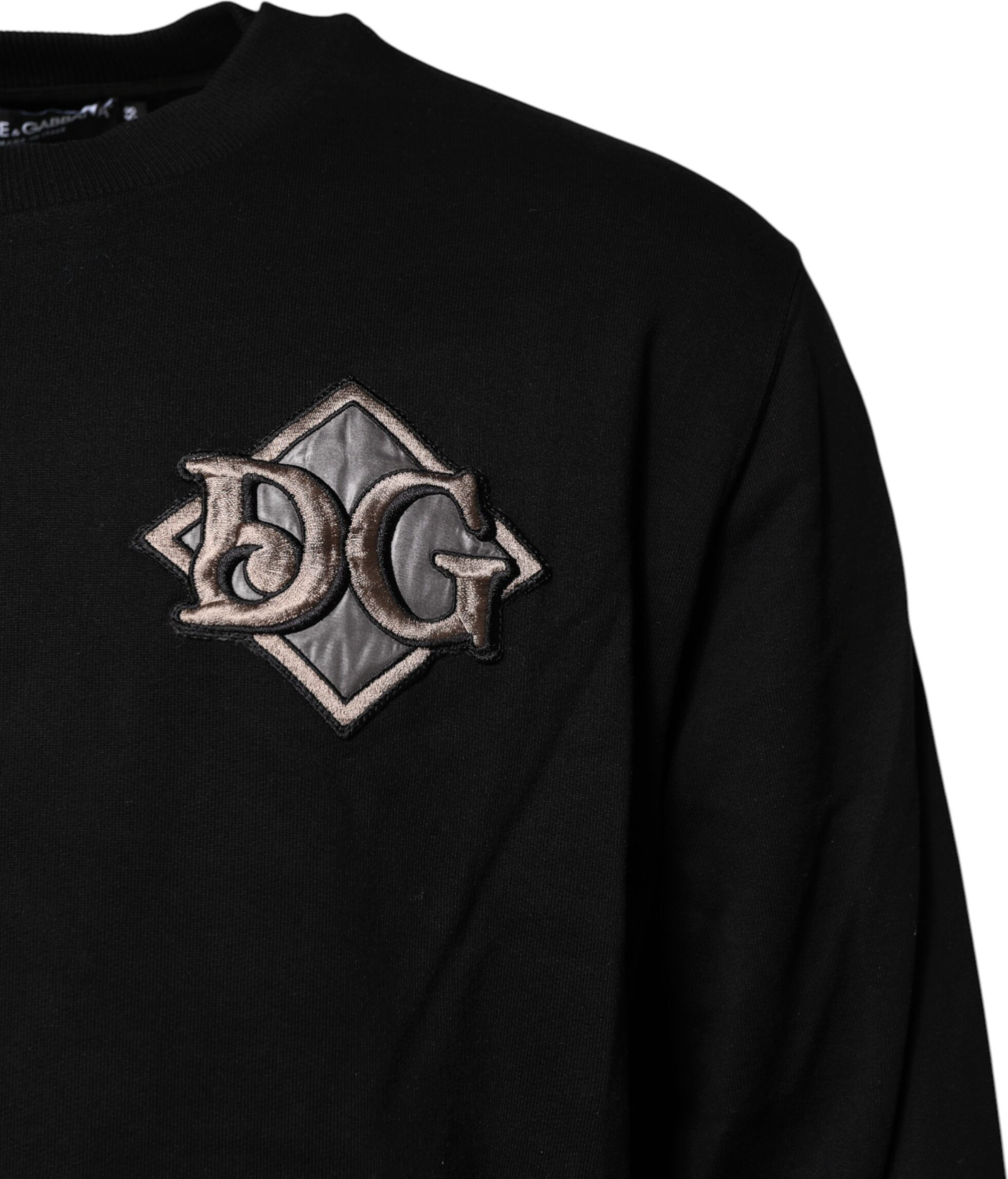 Dolce & Gabbana logotipi bor bo'yinli sviter