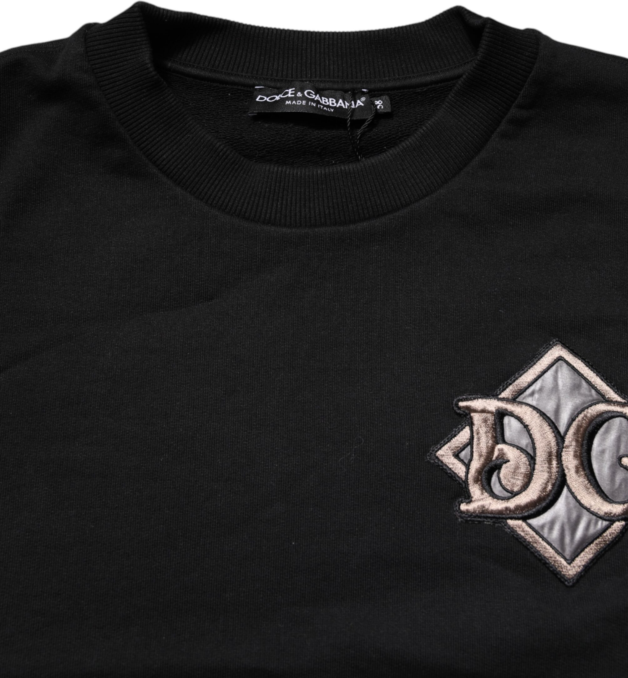 Dolce & Gabbana logotipi bor bo'yinli sviter