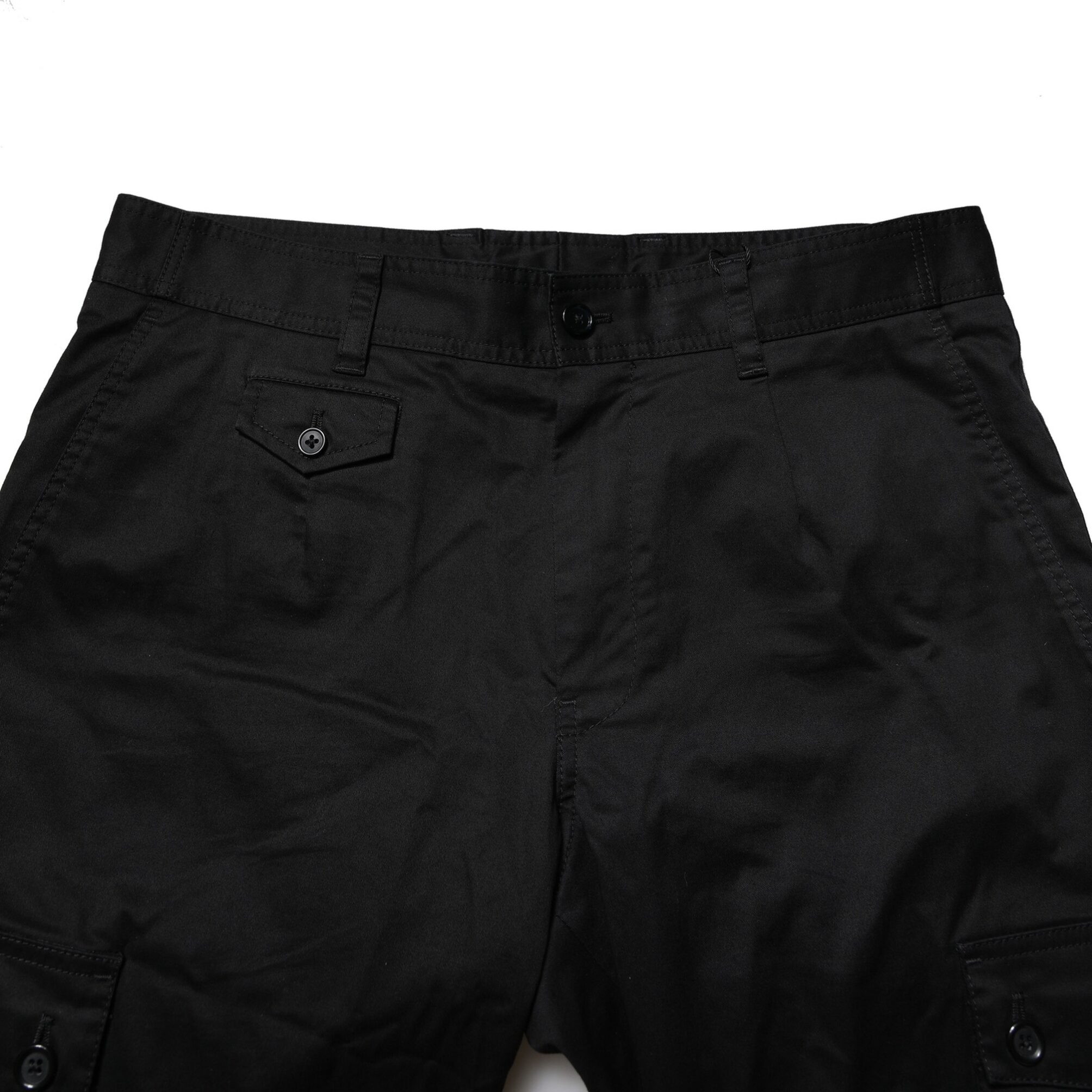 Black Cotton Dress Slim Formal Pants Dolce & Gabbana