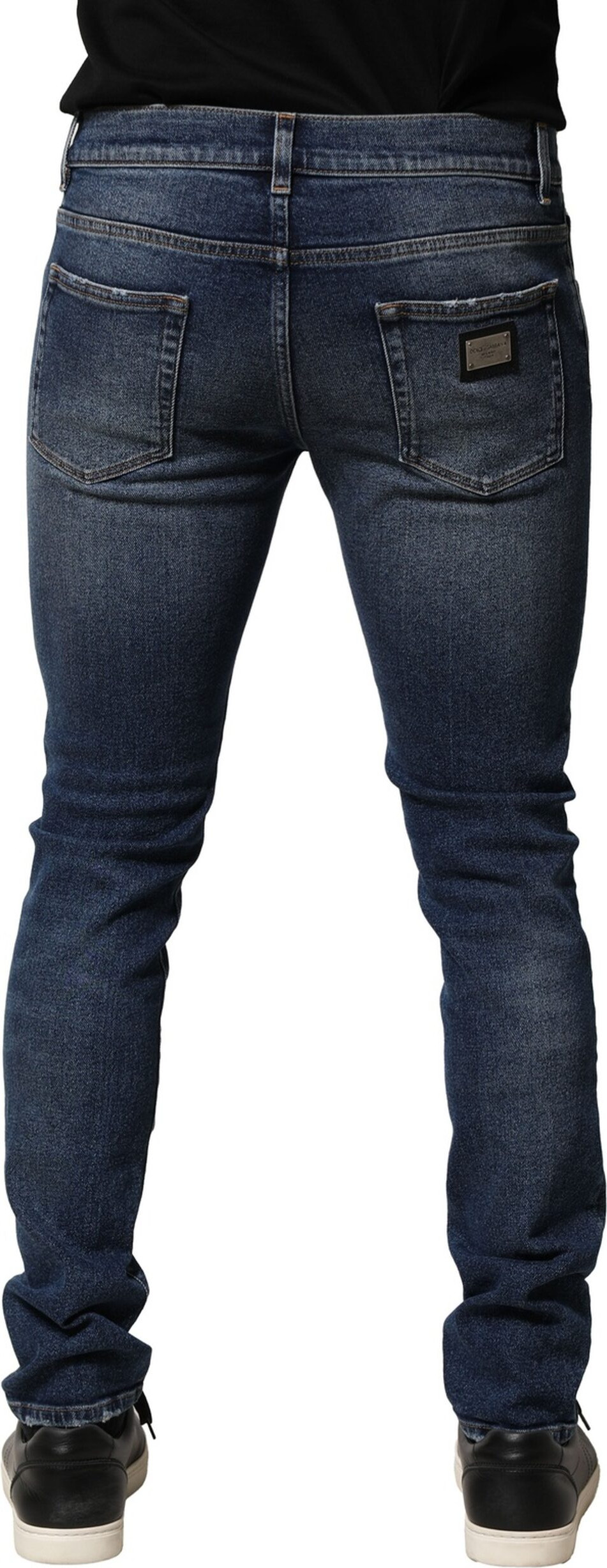 Skinny Cotton Denim Jeans Dolce & Gabbana
