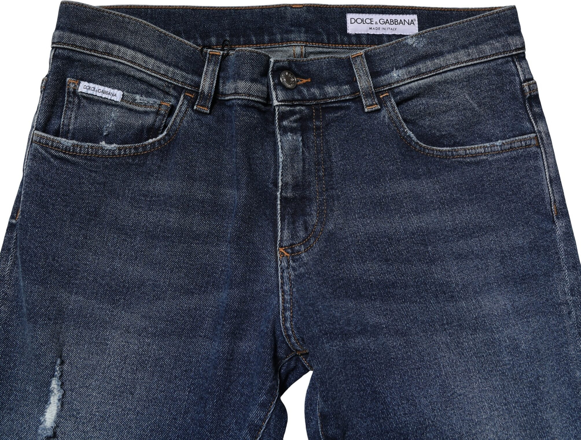 Skinny Cotton Denim Jeans Dolce & Gabbana