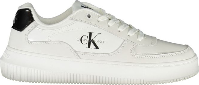 Элегантные белые кроссовки Calvin Klein на шнуровке