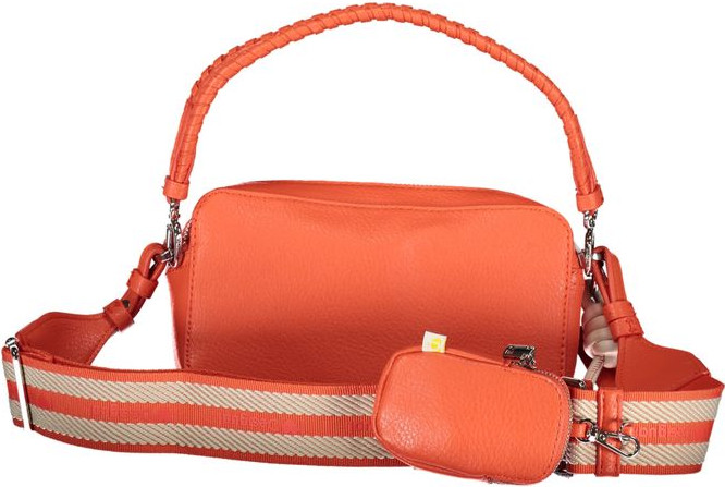 Handbag Desigual Pink Polyethylene