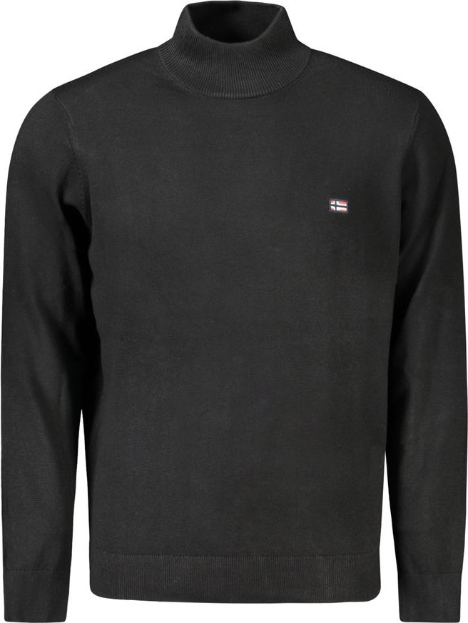 Black Polyamide Men Sweater Geographical Norway