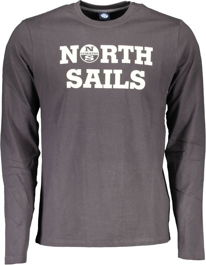 North Sails Brown Cotton Men T-Shirt