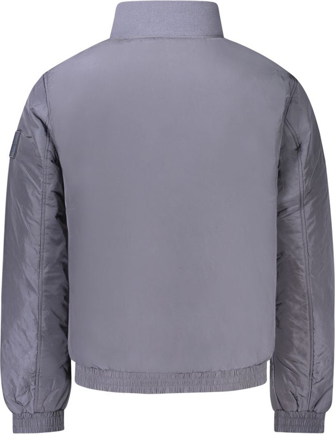 Blue Polyamide Men Jacket