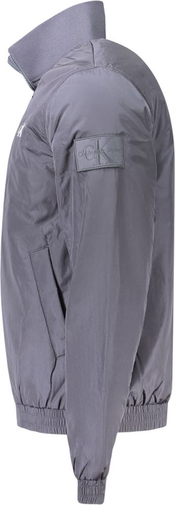 Blue Polyamide Men Jacket