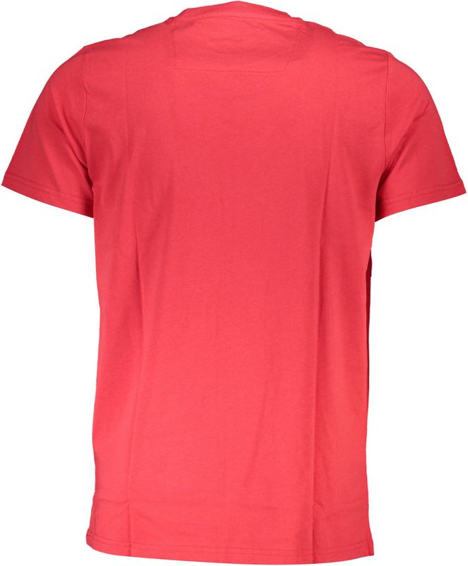 Red Cotton T-Shirt cavalli CLASS