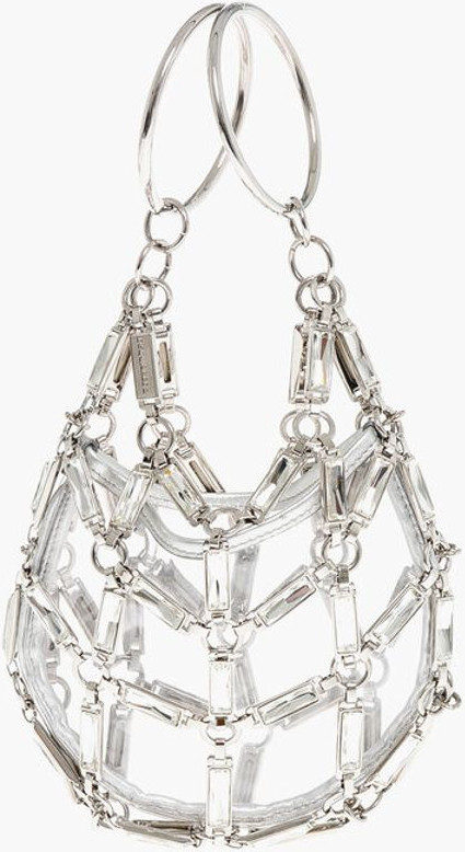 Dsquared2 Rhinestoned NET Jewel Clutch sumkasi