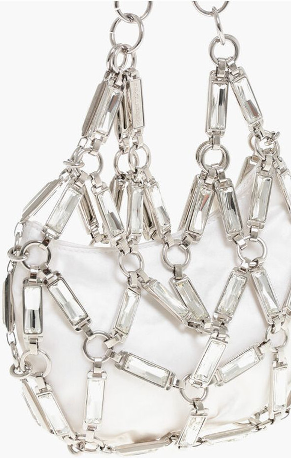 Clutch Dsquared2 Rhinestoned NET Jewel