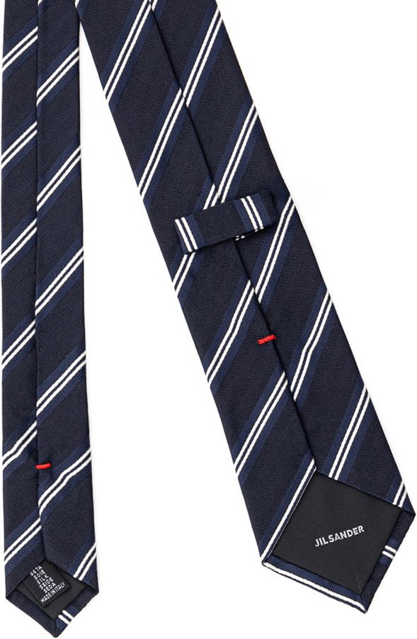 Tie Jil Sander Gray Silk Ty