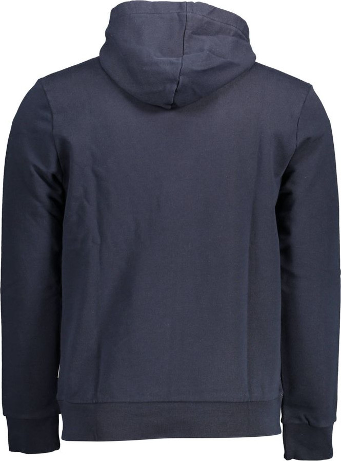 Blue Cotton Men Sweater Napapijri