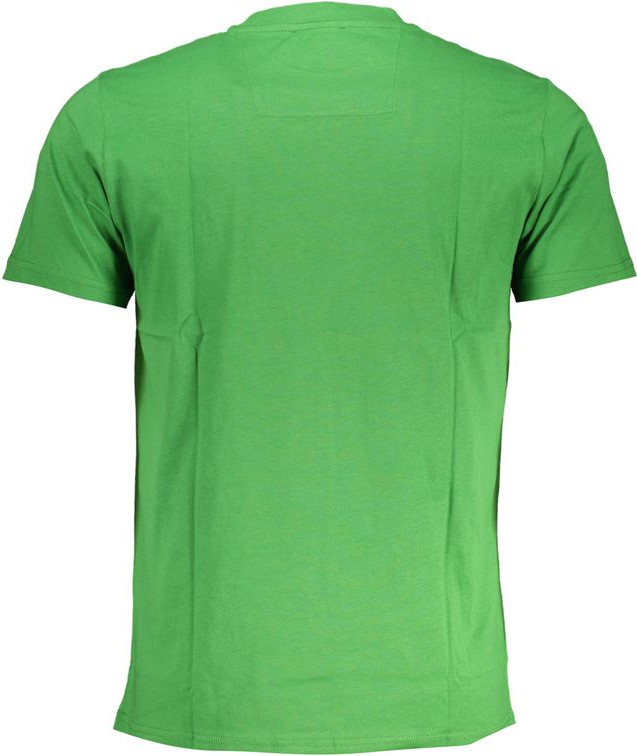 Green Cotton T-Shirt by cavalli CLASS
