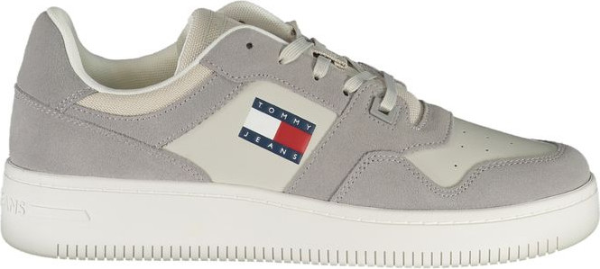 Grigio Pelle Men Sneaker