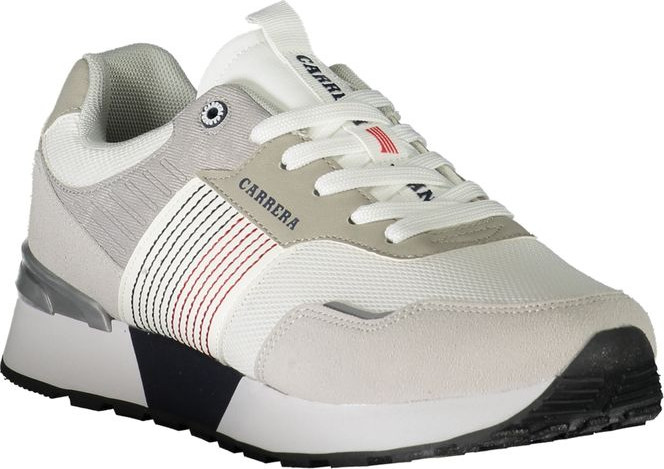 Carrera White Polyester Sneaker