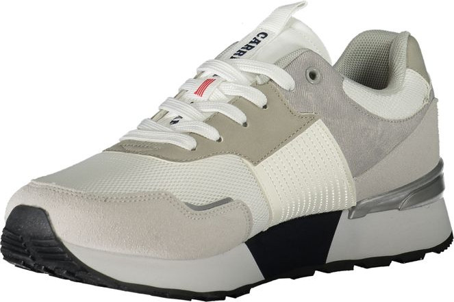 Carrera White Polyester Sneaker