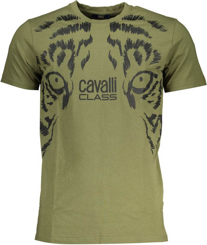 Cavalli Class yashil paxta futbolkasi
