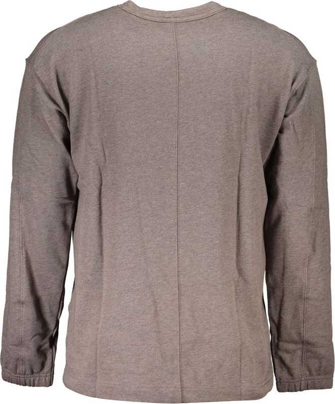 Brown Cotton Men Sweater Calvin Klein