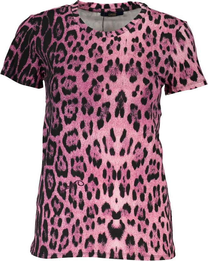 T-ko'ylak cavalli CLASS Pink Cotton Ayollar