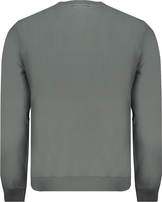 Green Cotton Men Sweater