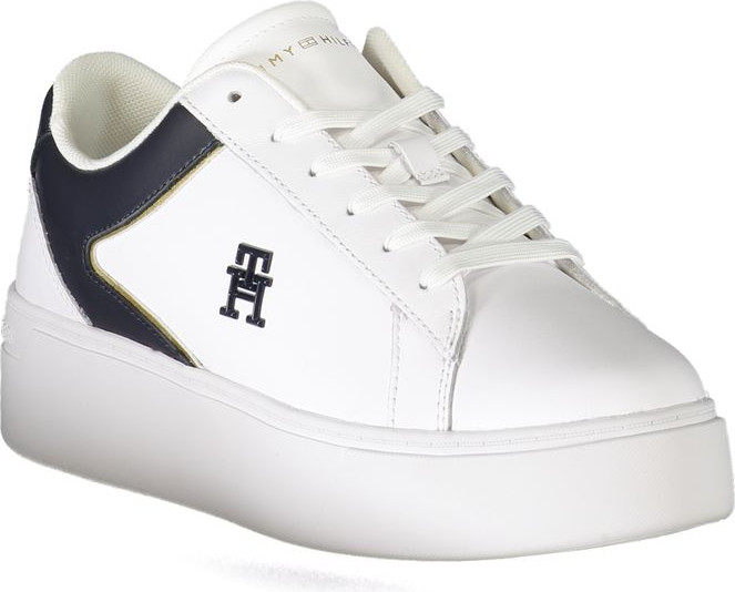 Белые кроссовки Tommy Hilfiger из полиэстера