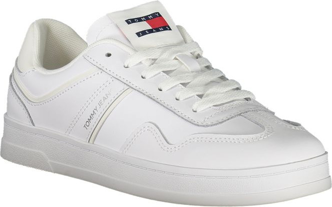 White Polyethylene Women Sneaker Tommy Hilfiger