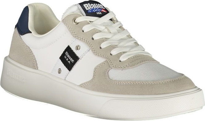 Кроссовки Blauer белая кожа