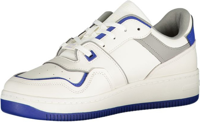 White Polyethylene Men Sneaker by Tommy Hilfiger