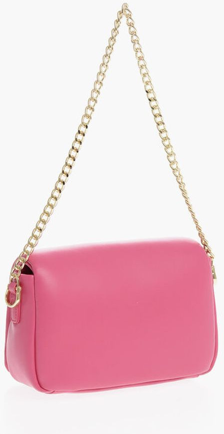 Crossbody Bag Moschino LOVE Faux Leather Crossbody Bag with Golden Chain