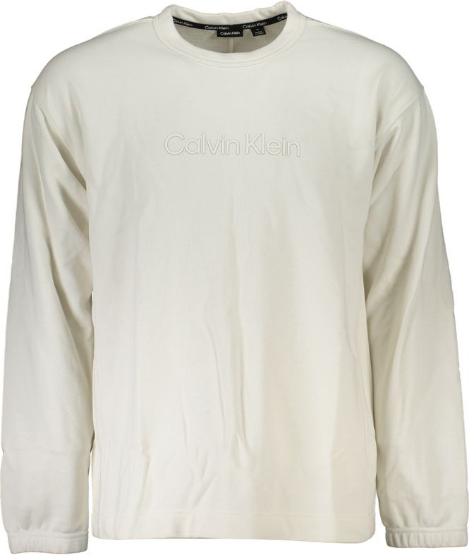 Sweater Calvin Klein White Cotton Men Sweater