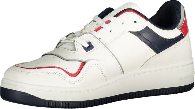 Tommy Hilfiger Oq teri erkaklar uchun krossovkasi