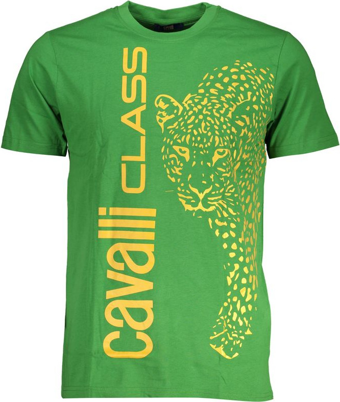 Yashil paxta futbolka cavalli CLASS