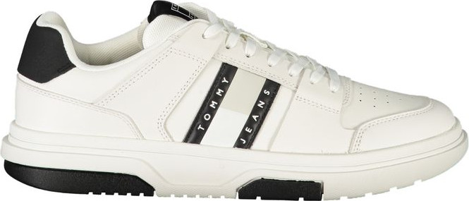 White Polyethylene Men Sneaker by Tommy Hilfiger