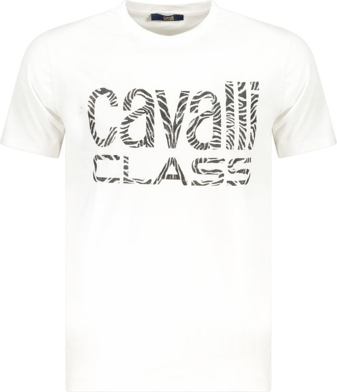 T-Shirt Cavalli CLASS White Cotton