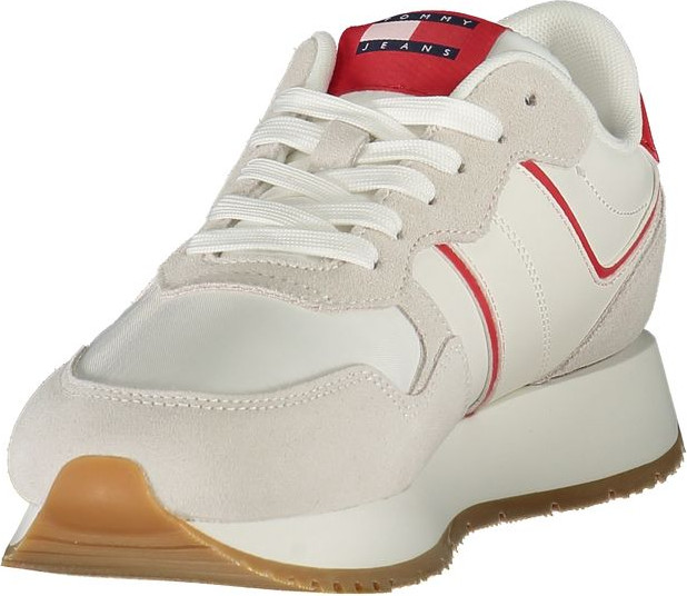 Qizil teri Tommy Hilfiger sport poyabzali