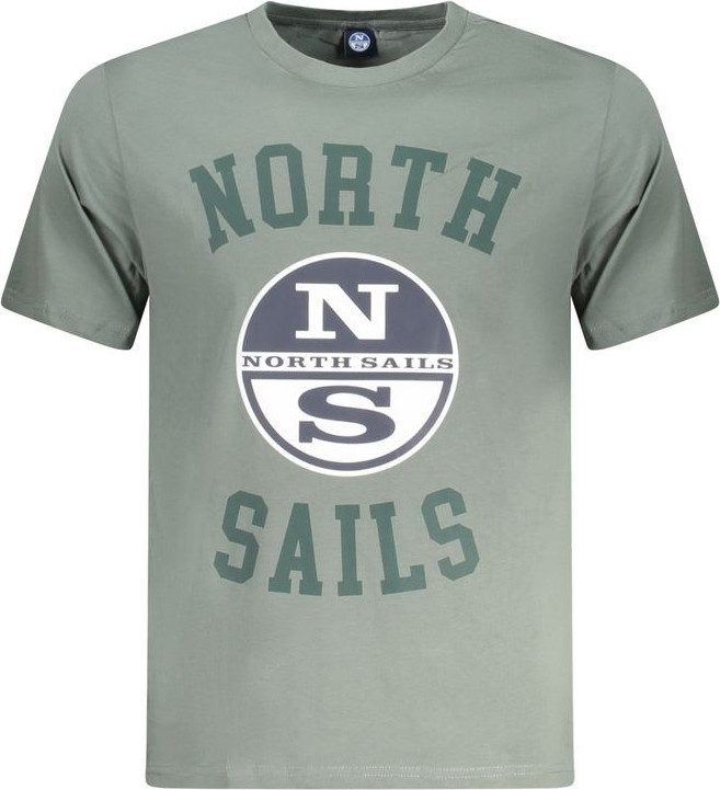 North Sails Yashil Paxta Futbolkasi