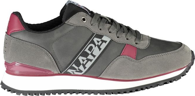 Gray Polyester Sneaker