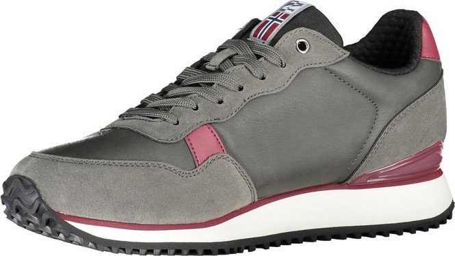 Gray Polyester Sneaker