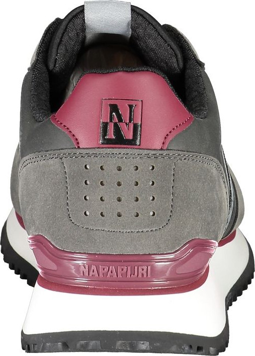Gray Polyester Sneaker
