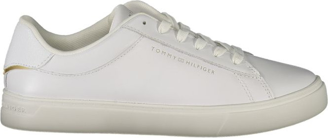 White Polyethylene Women Sneaker Tommy Hilfiger