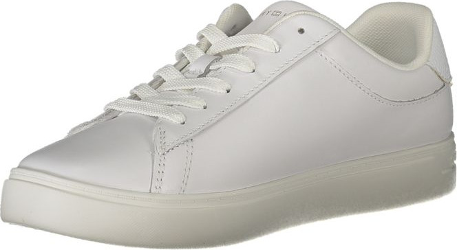White Polyethylene Women Sneaker Tommy Hilfiger